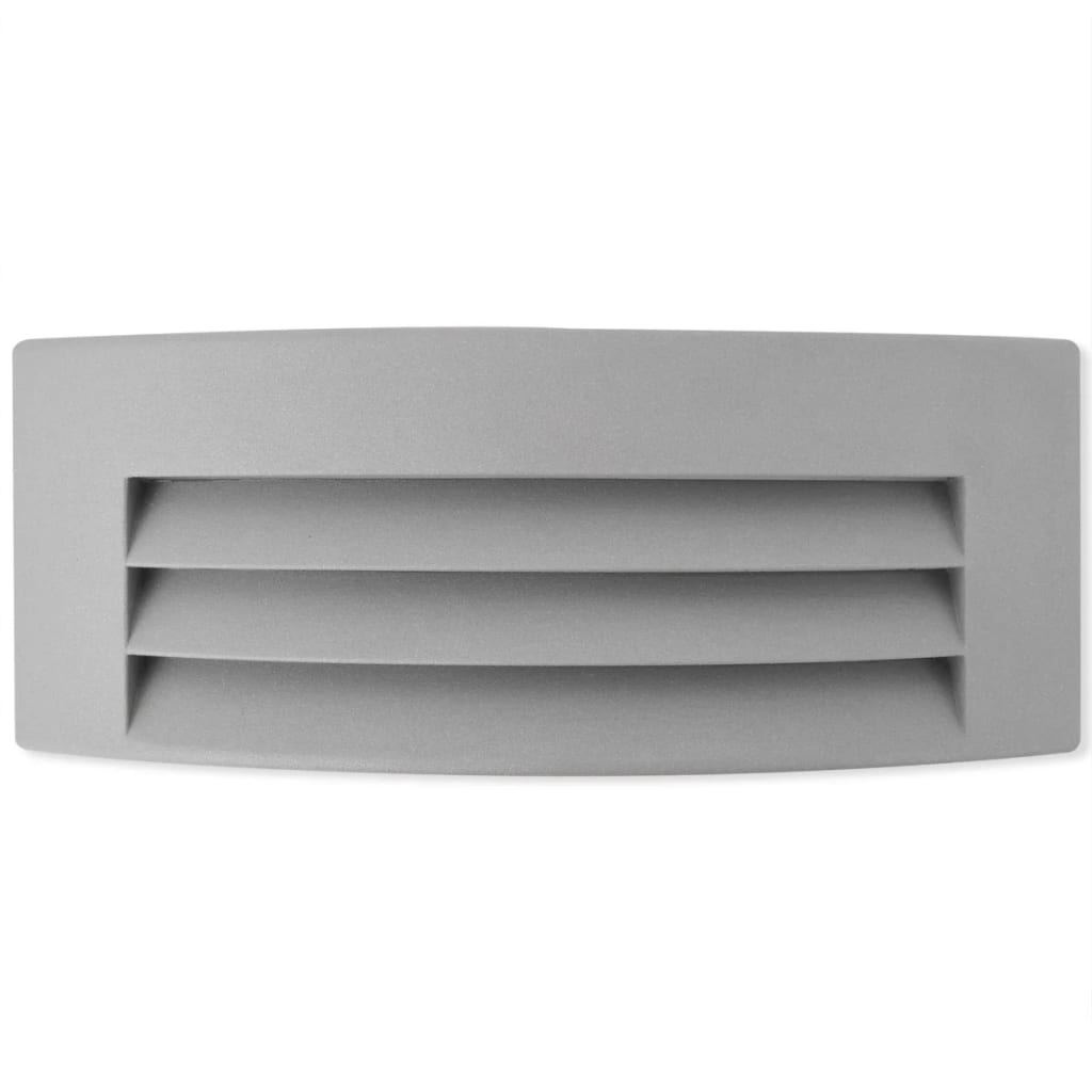 Applique d'extérieur en aluminium gris clair