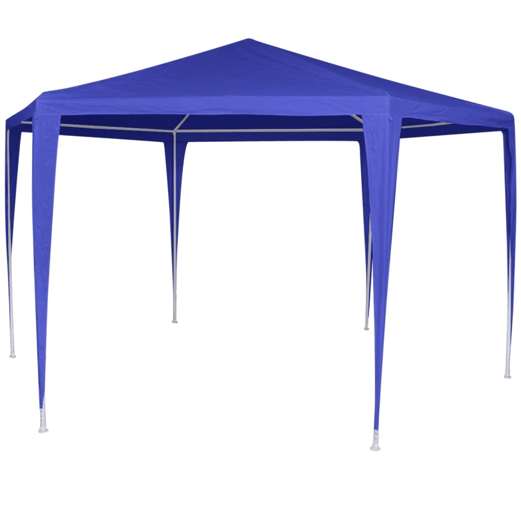 Festzelt mit 6 Seitenwänden Blau 2x2 m