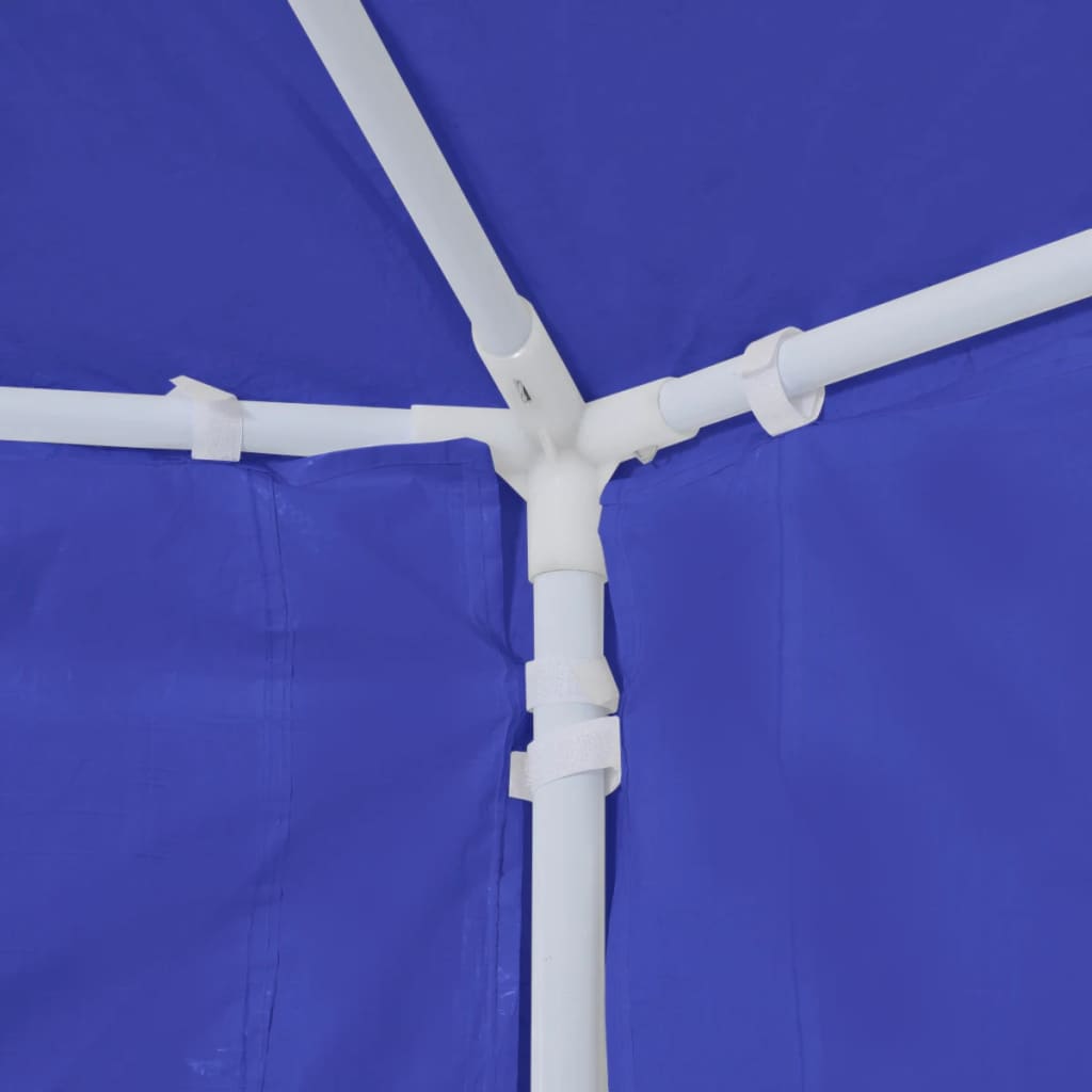 Festzelt mit 6 Seitenwänden Blau 2x2 m