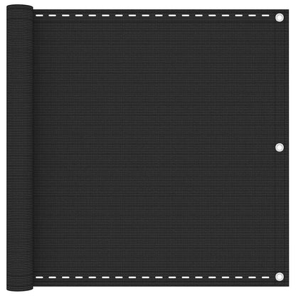 Balkonsichtschutz HDPE 90x400 cm Anthrazit