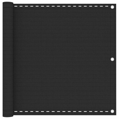 Balkonsichtschutz HDPE 90x600 cm Anthrazit