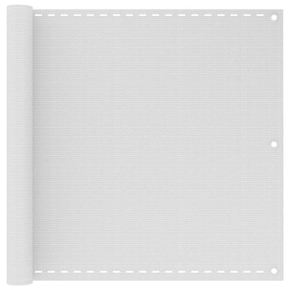 Balkonsichtschutz HDPE 90x600 cm weiß