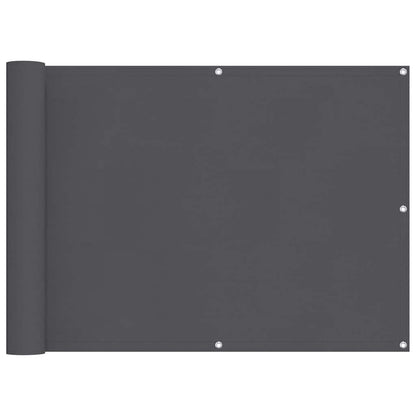 Balkonsichtschutz Oxfordgewebe 90x600 cm Anthrazit