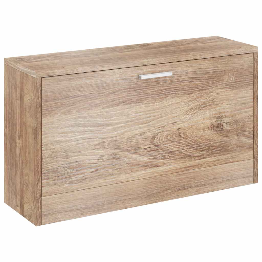 Schuhbank Eiche 80x24x45 cm