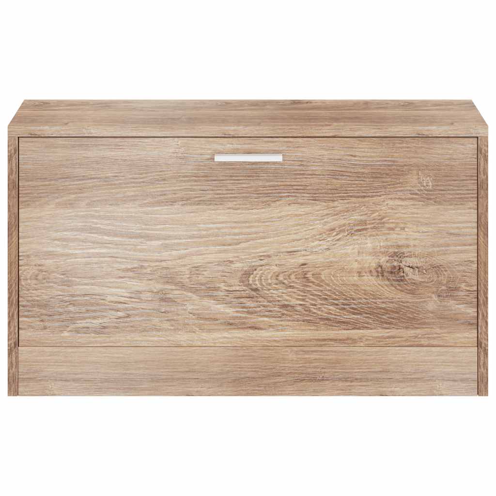 Schuhbank Eiche 80x24x45 cm