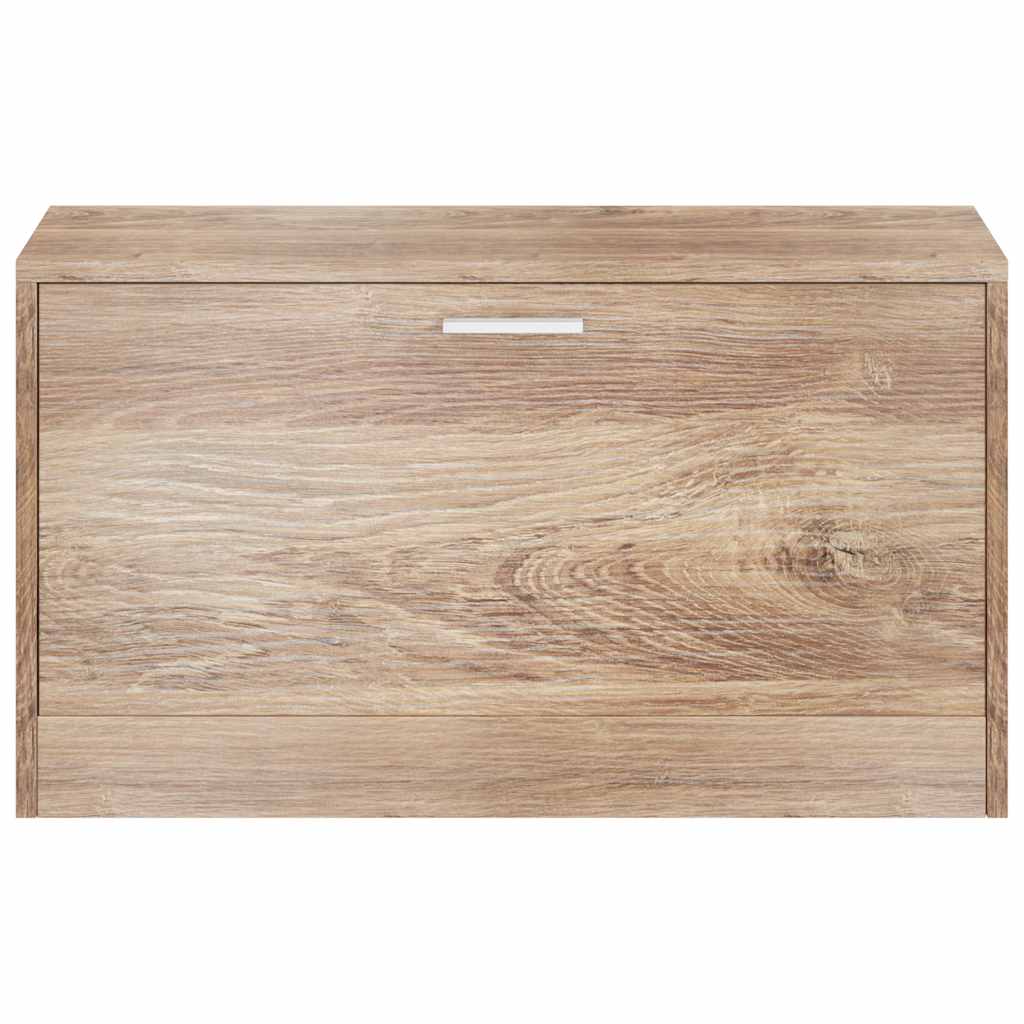 Schuhbank Eiche 80x24x45 cm