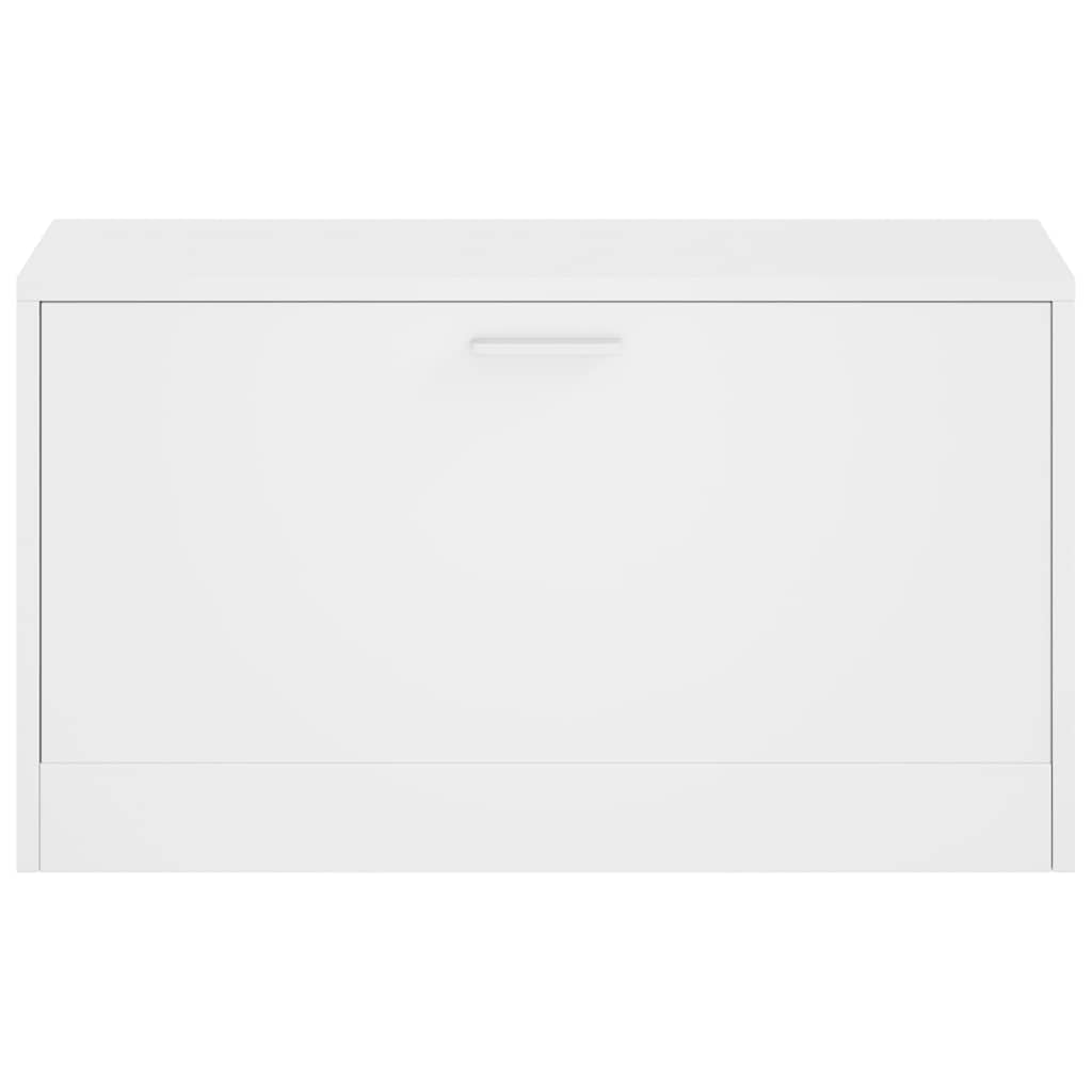 Schuhbank Weiß 80x24x45 cm