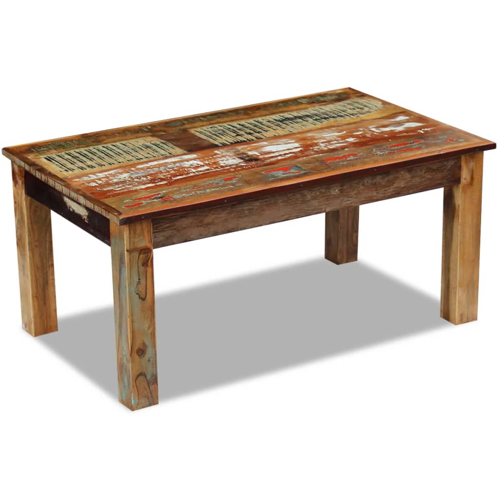 Couchtisch Altholz Massiv 100x60x45 cm
