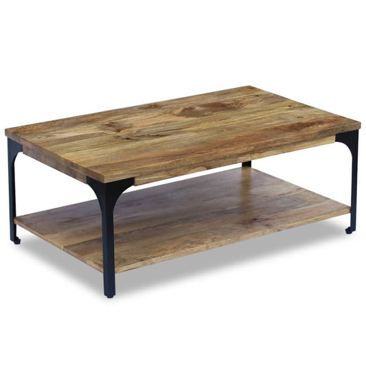 Table basse en bois de manguier 100x60x38 cm