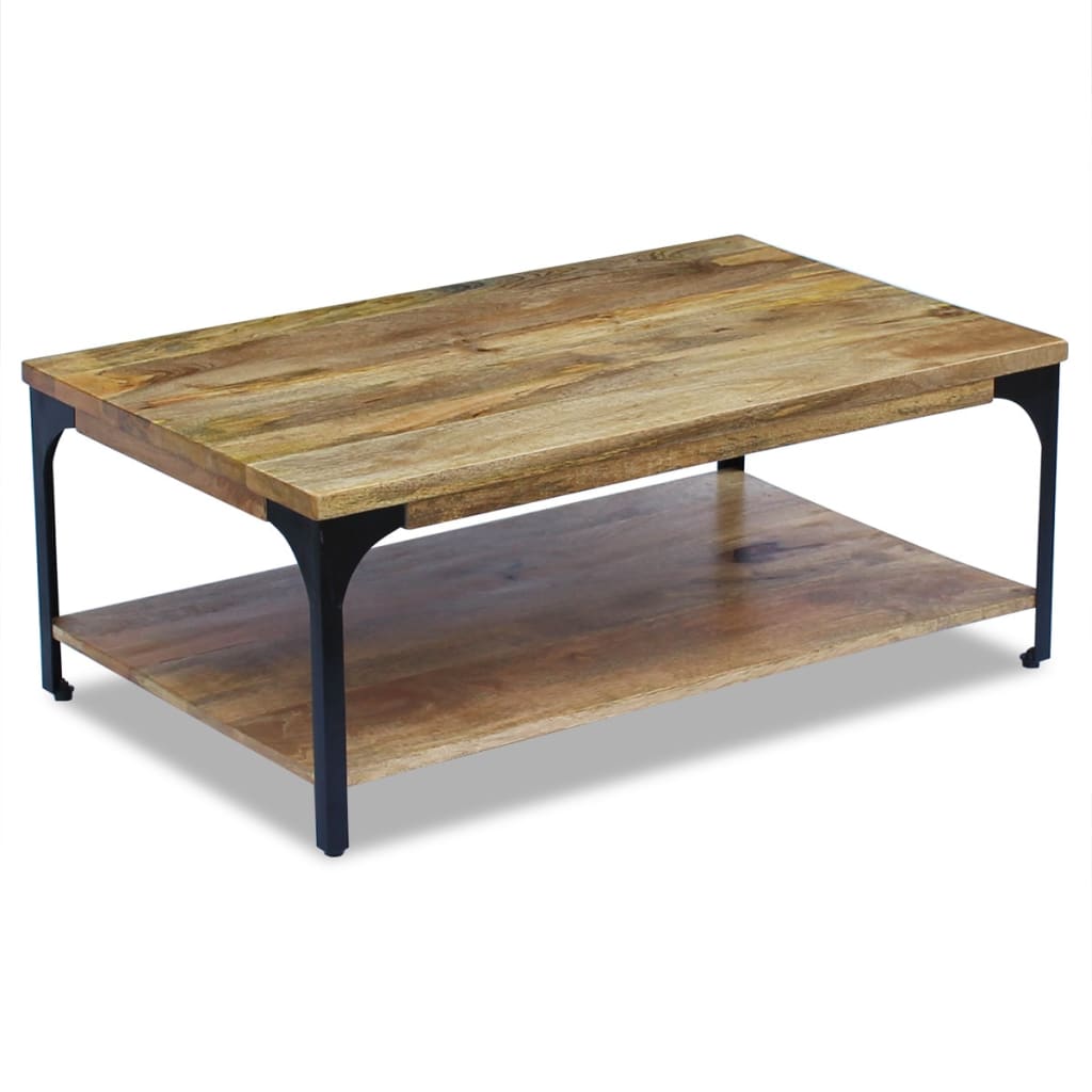 Table basse en bois de manguier 100x60x38 cm