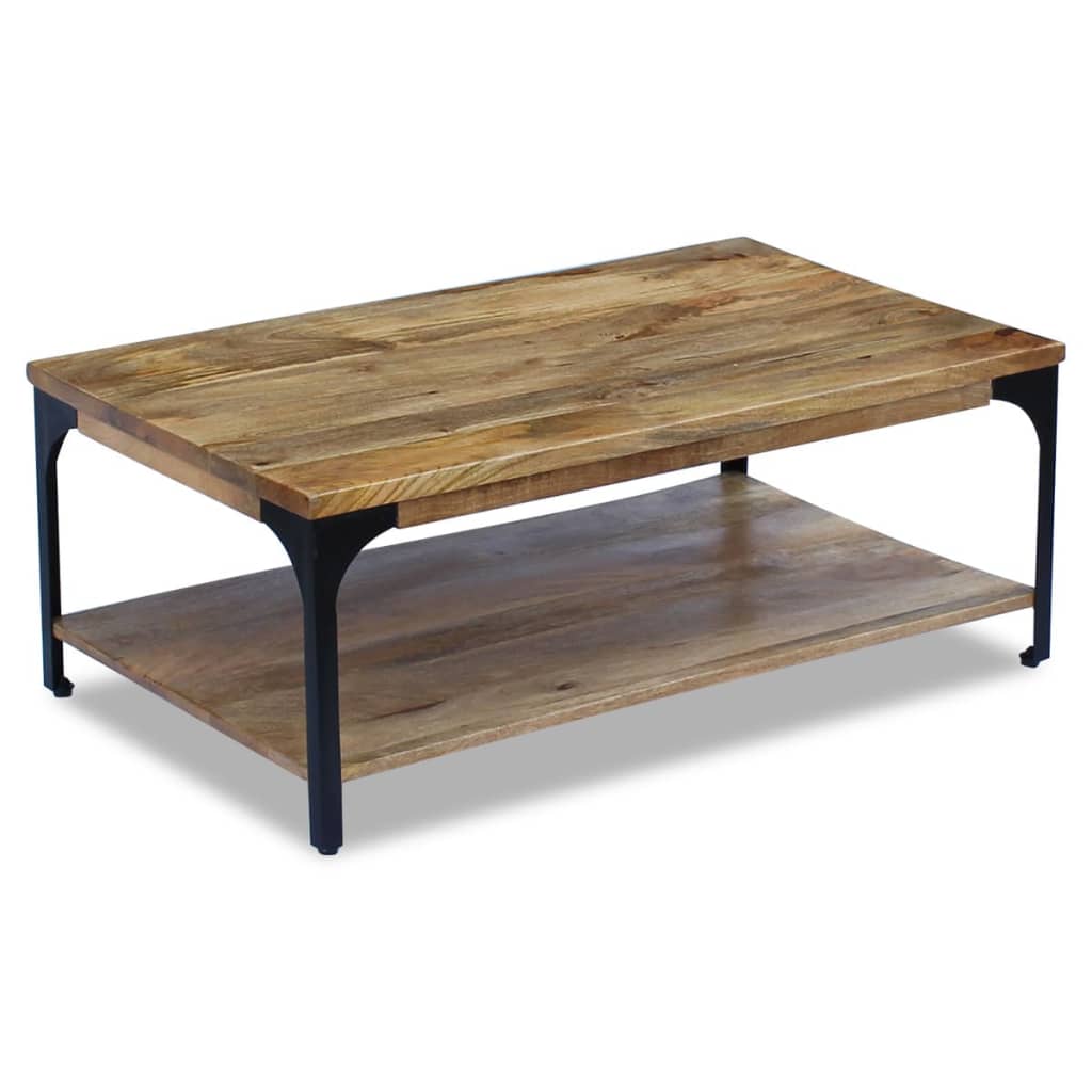Table basse en bois de manguier 100x60x38 cm