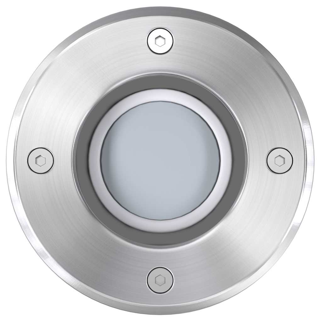 LED-Bodeneinbaustrahler 3 Stk. Outdoor Rund