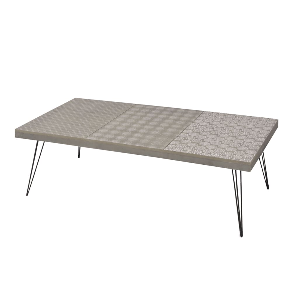 Couchtisch 120x60x38 cm Grau