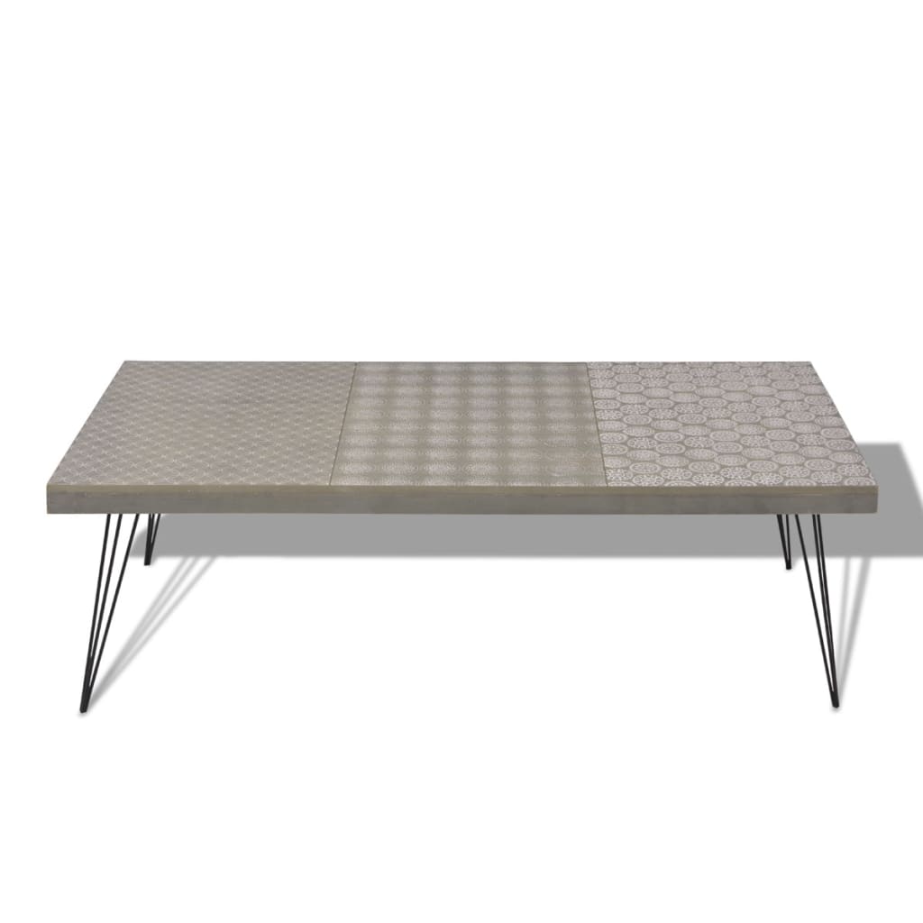 Couchtisch 120x60x38 cm Grau
