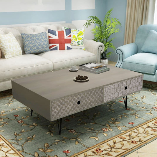 Couchtisch 100x60x35 cm Grau