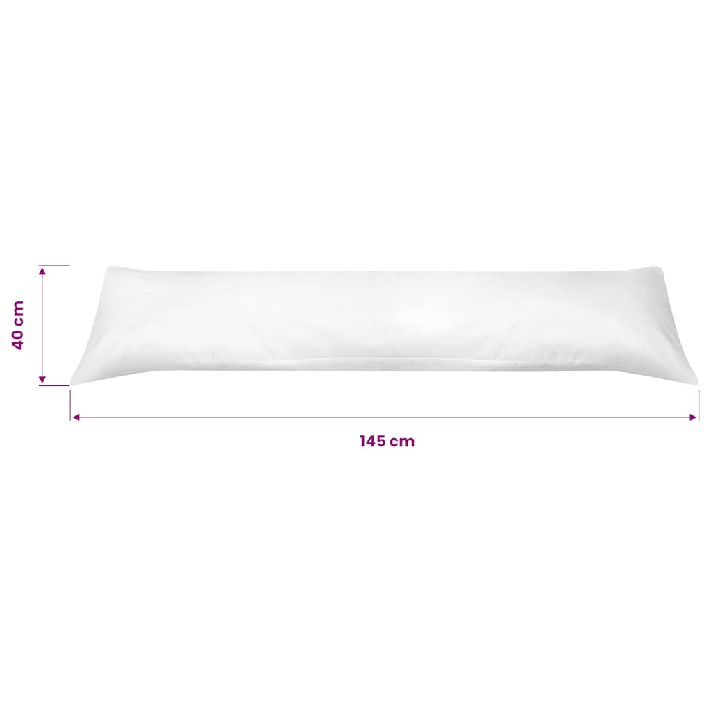 Seitenschläferkissen 40x145 cm Weiß