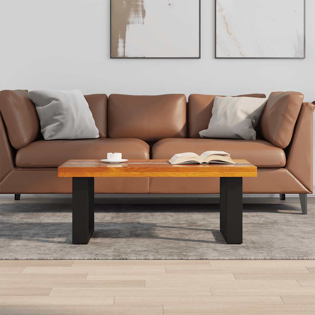 Couchtisch Teak Harz 100x50 cm