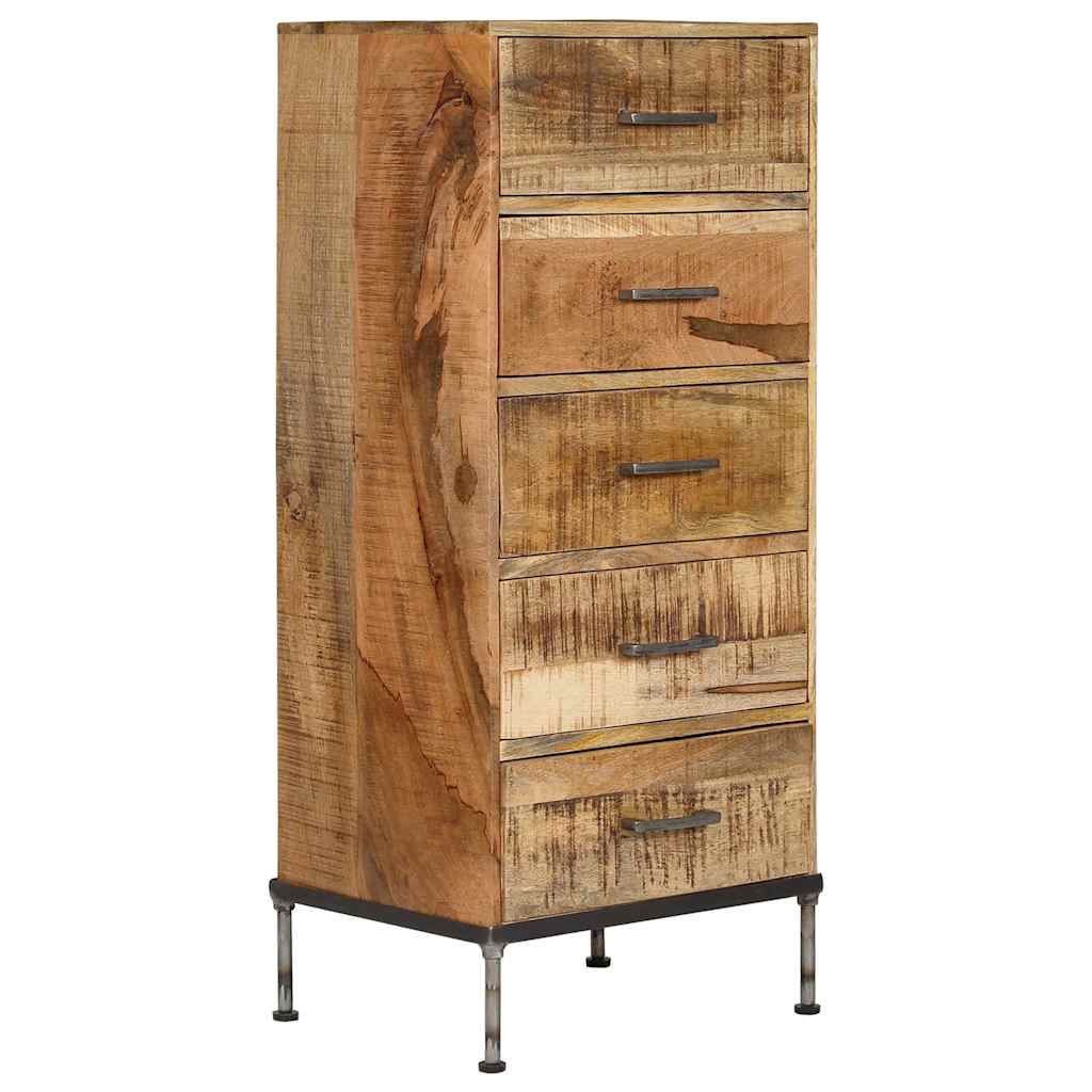 Kommode 45x35x106 cm Massivholz Mango