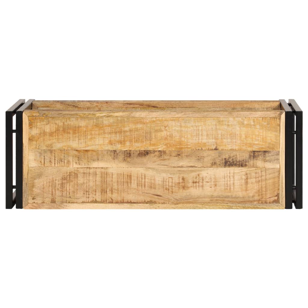 TV-Schrank 90x30x40 cm Massivholz Mango