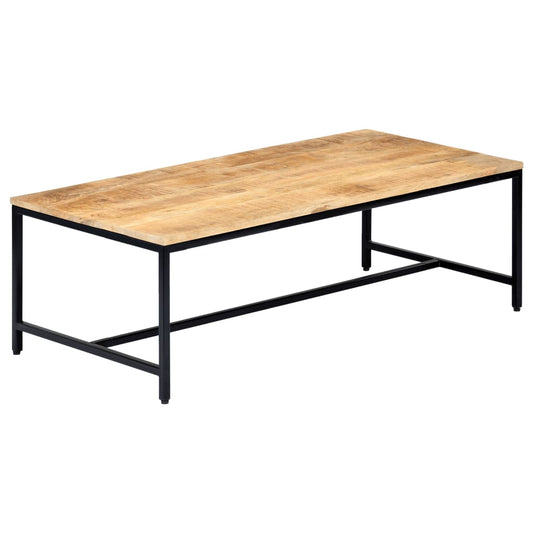 Couchtisch 120x60x40 cm Raues Mangoholz
