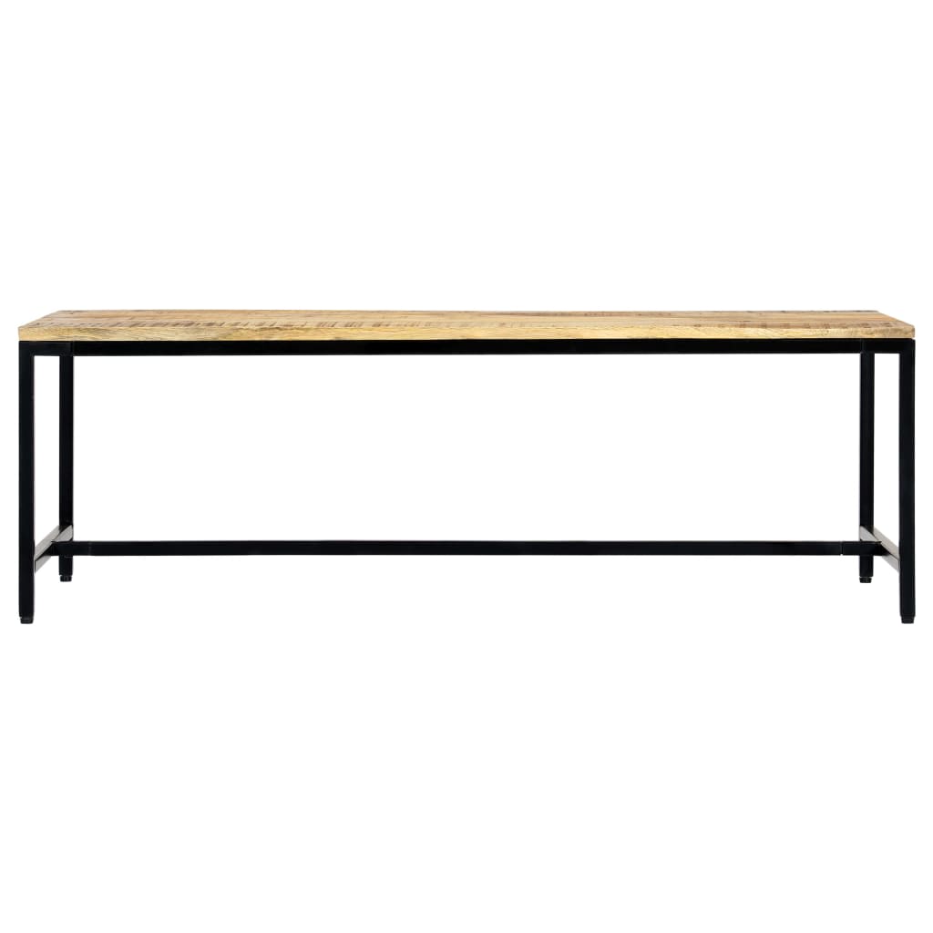 Couchtisch 120x60x40 cm Raues Mangoholz