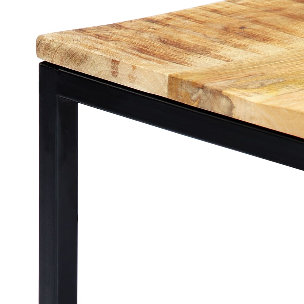 Couchtisch 120x60x40 cm Raues Mangoholz