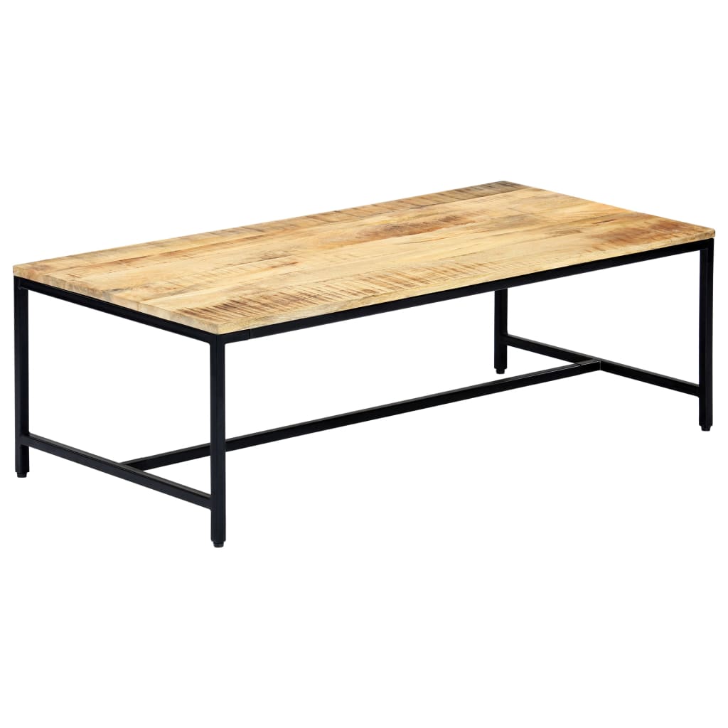 Couchtisch 120x60x40 cm Raues Mangoholz