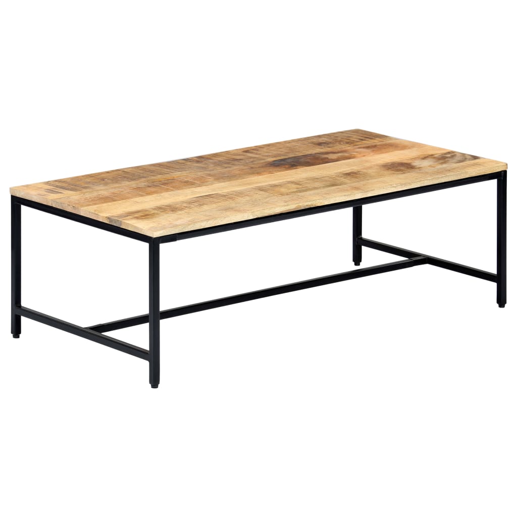 Couchtisch 120x60x40 cm Raues Mangoholz