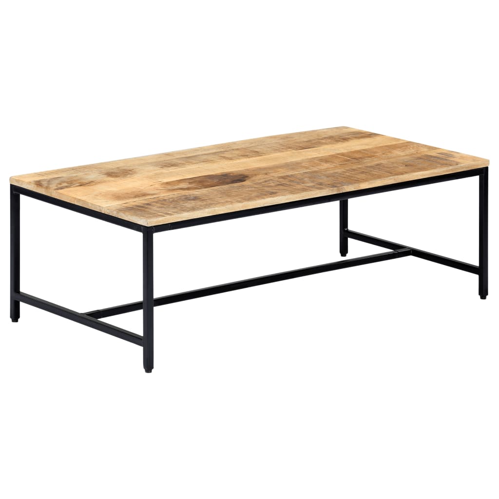 Couchtisch 120x60x40 cm Raues Mangoholz