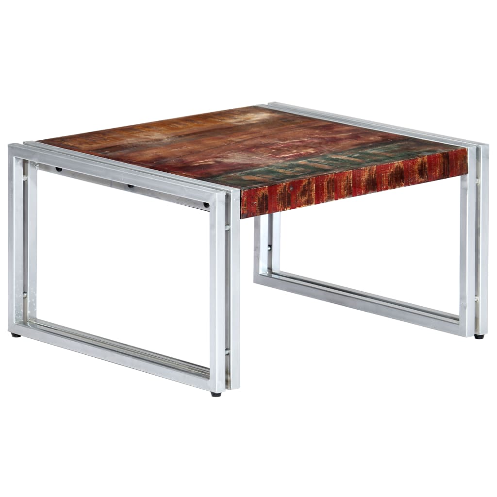 Couchtisch 60x60x35 cm Altholz Massiv