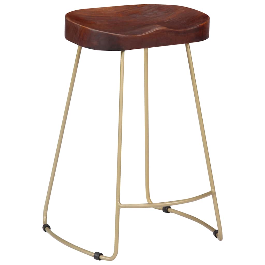 Gavin Barhocker 2 Stk. Massivholz Mango