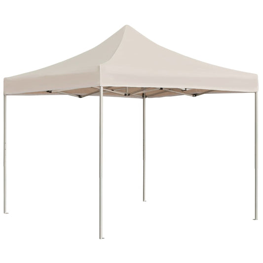 Tente de fête professionnelle pliable en aluminium 3x3 m crème