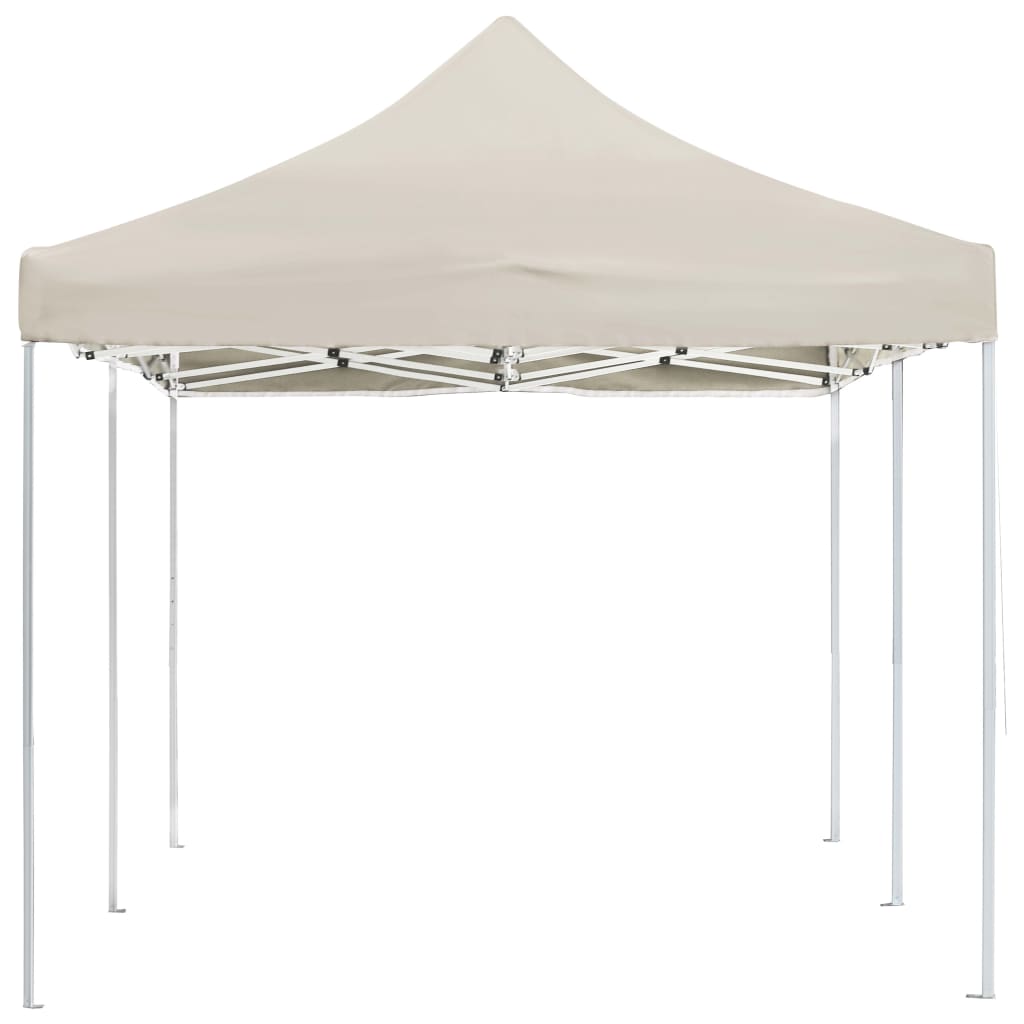 Tente de fête professionnelle pliable en aluminium 6x3 m crème