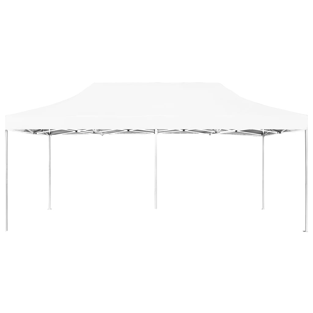 Tente de fête professionnelle pliable aluminium 6x3 m blanc