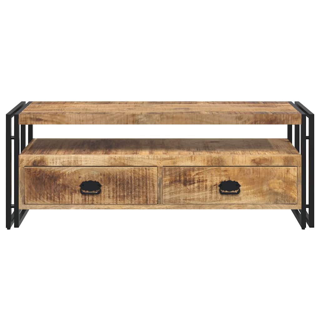 TV-Schrank 120x35x45 cm Massivholz Mango