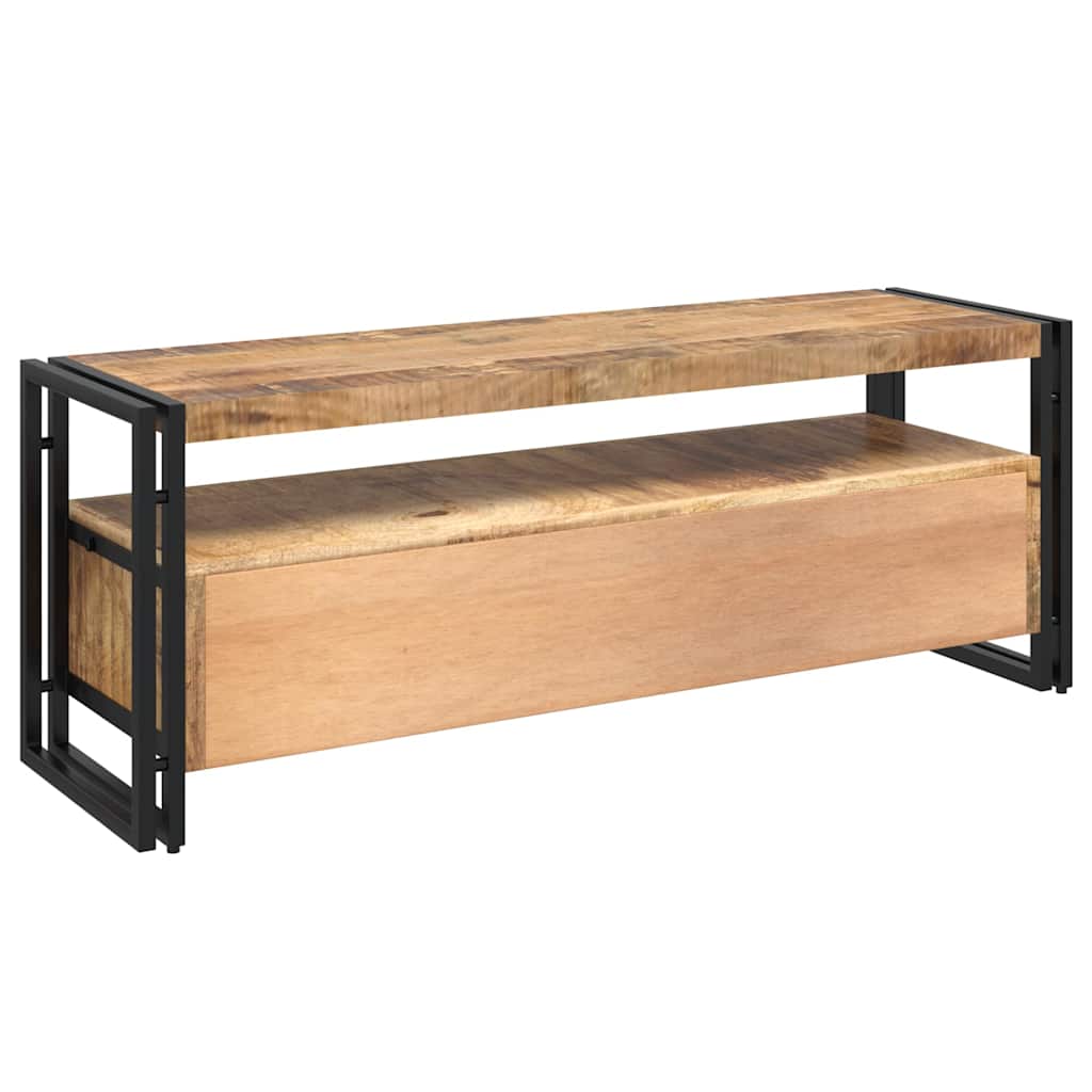 TV-Schrank 120x35x45 cm Massivholz Mango