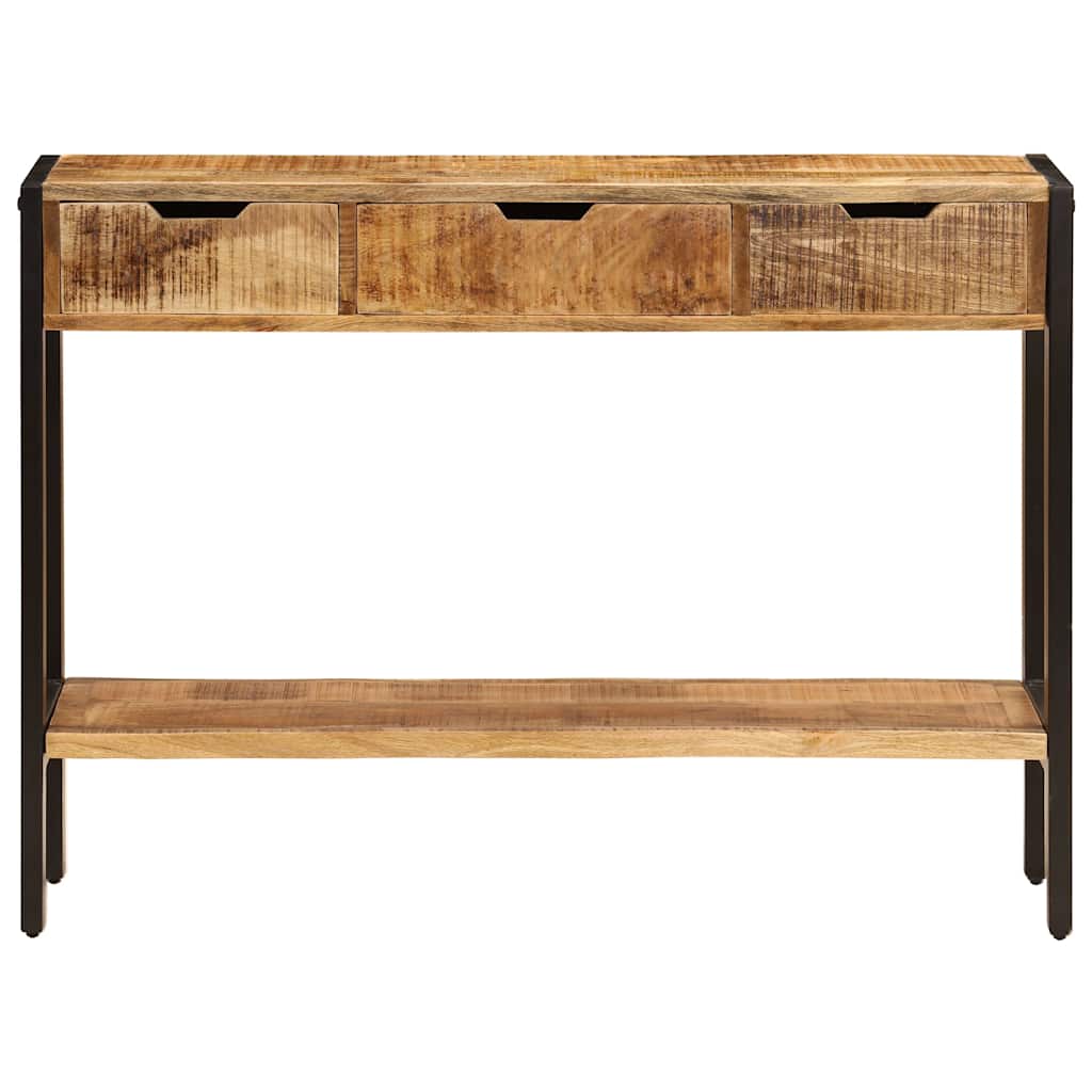 Sideboard mit 3 Schubladen 110x35x75 cm Massivholz Mango