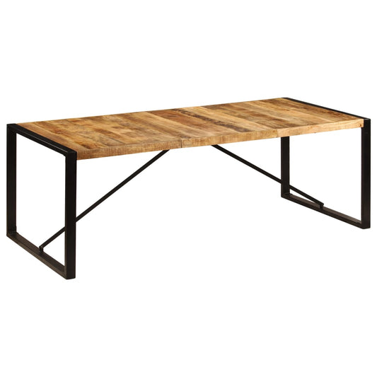Dining table 220x100x75 cm solid mango wood