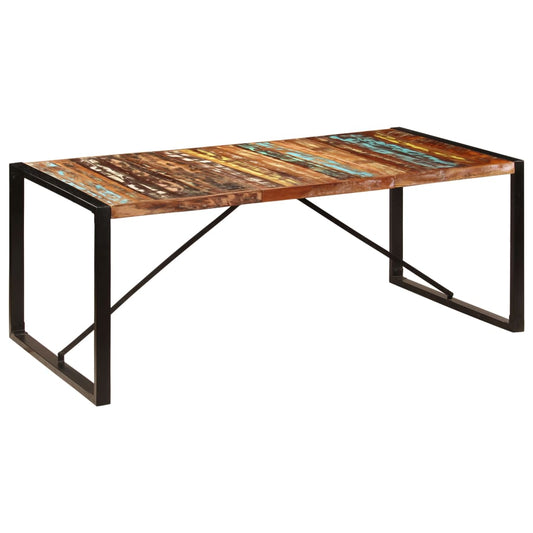 Esstisch 200x100x75 cm Altholz Massiv