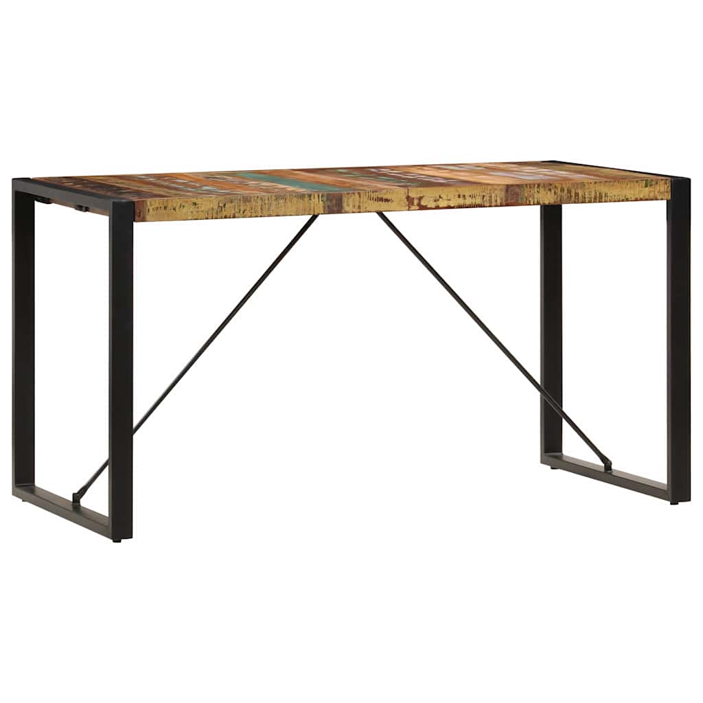 Esstisch 140x70x75 cm Altholz Massiv
