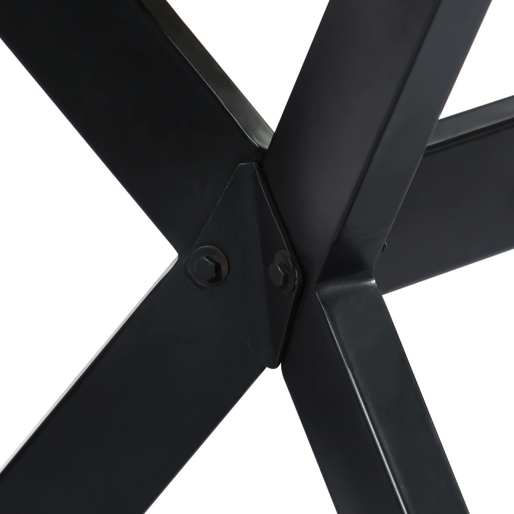 Esstisch 140x70x75 cm Massivholz Mango Gebleicht