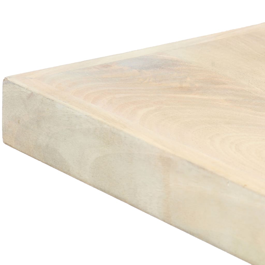Esstisch 140x70x75 cm Massivholz Mango Gebleicht