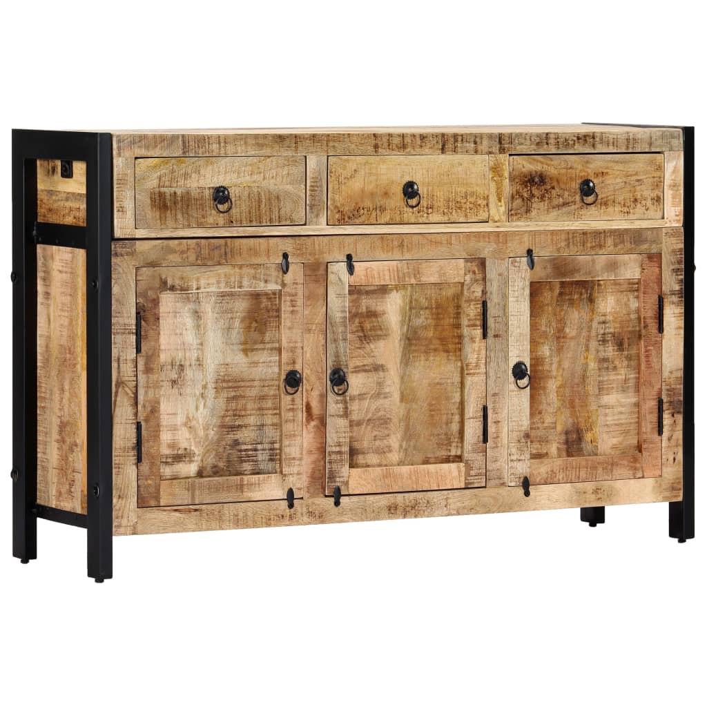 Sideboard 120x35x76 cm Massivholz Mango