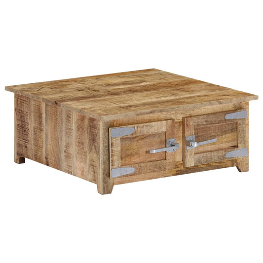 Couchtisch 70x70x30 cm Massivholz Mango