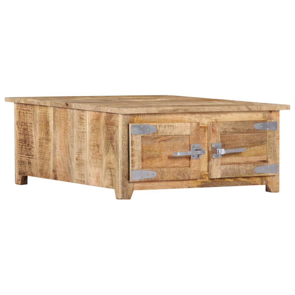 Couchtisch 70x70x30 cm Massivholz Mango