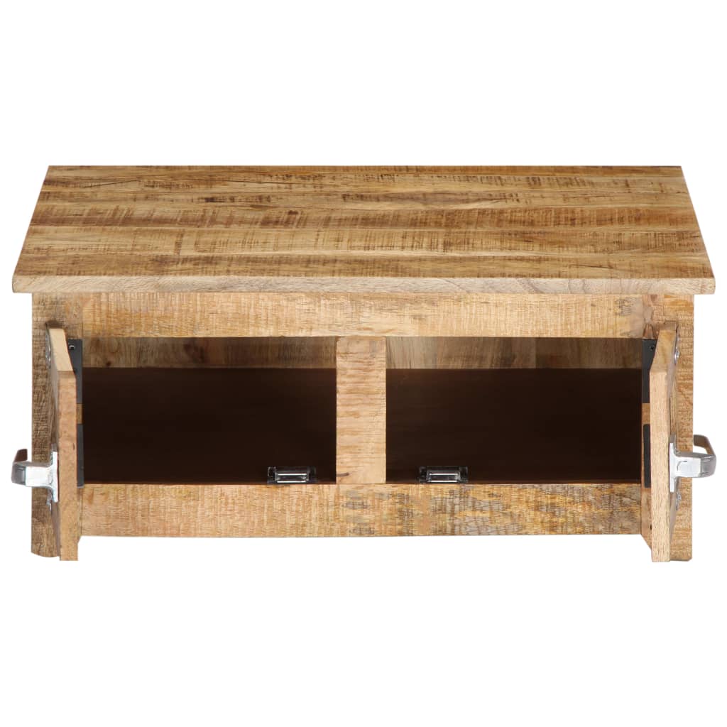 Couchtisch 70x70x30 cm Massivholz Mango