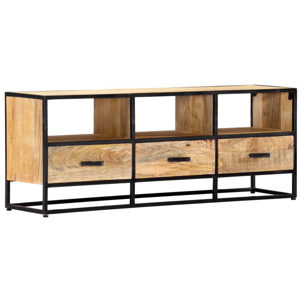 TV-Schrank 120x30x45 cm Massivholz Mango