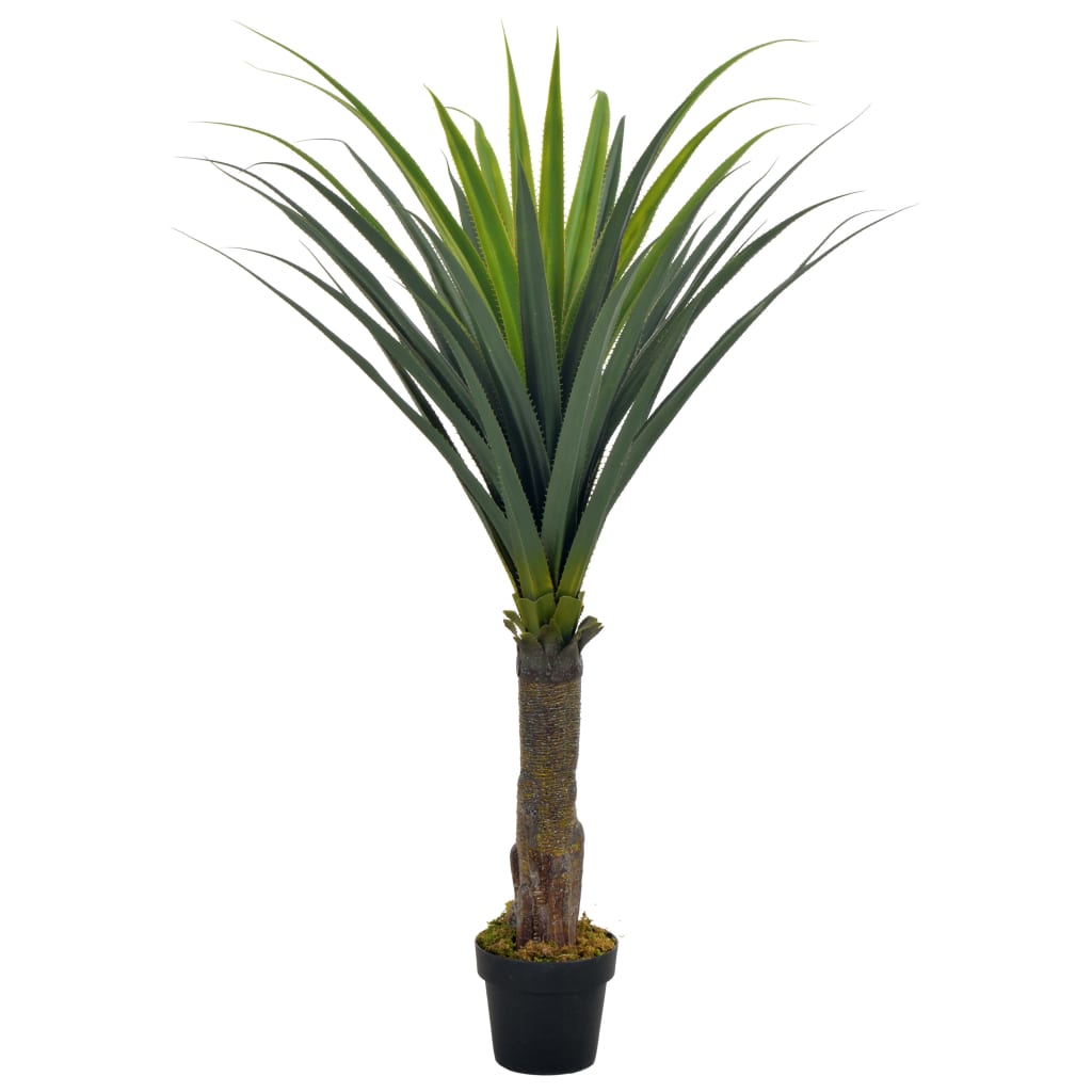 Künstliche Pflanze Yucca-Baum mit Topf Grün 145 cm