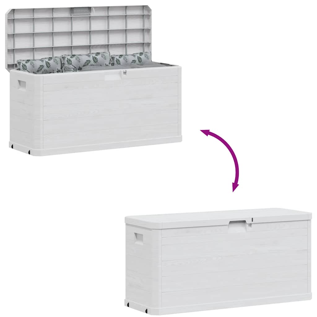 Garten-Aufbewahrungsbox 280 L Hellgrau