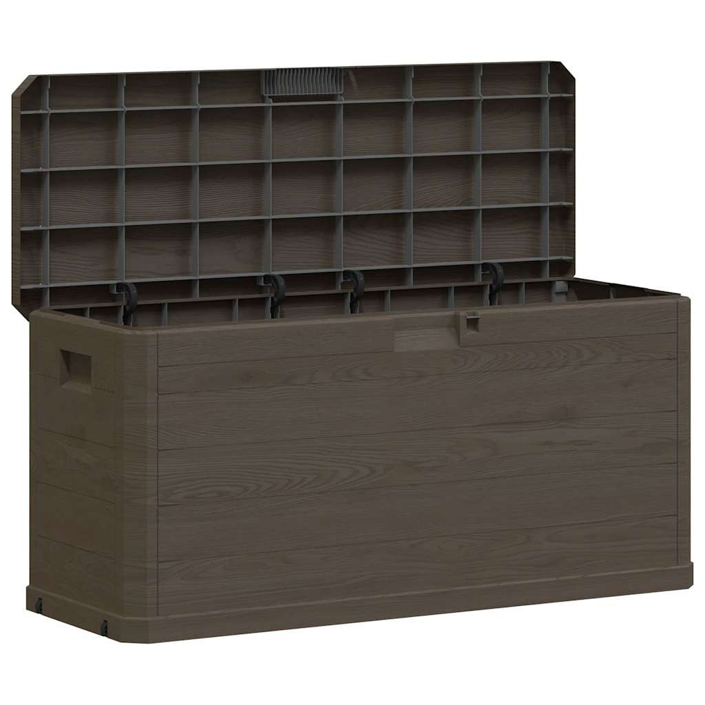 Garten-Aufbewahrungsbox 280 L Braun